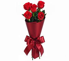 Букет 5 Красных роз Эдлесс Лав в Лесогорском