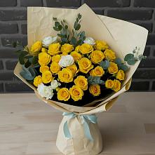 Букет цветов из:  Розы #REPLACE_PRED# Лесогорском