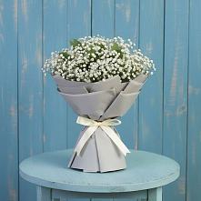 Букет цветов из:  Гипсофила в Лесогорском