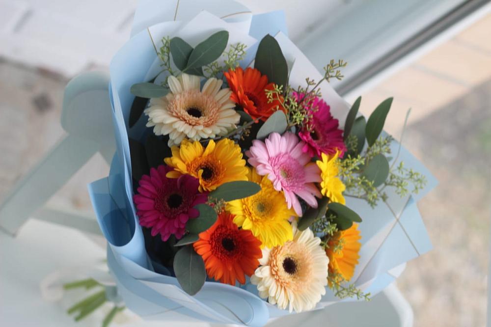 Букет цветов из: Герберы в Лесогорском