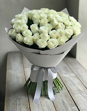 Букет 35 Белых роз #REPLACE_PRED# Лесогорском