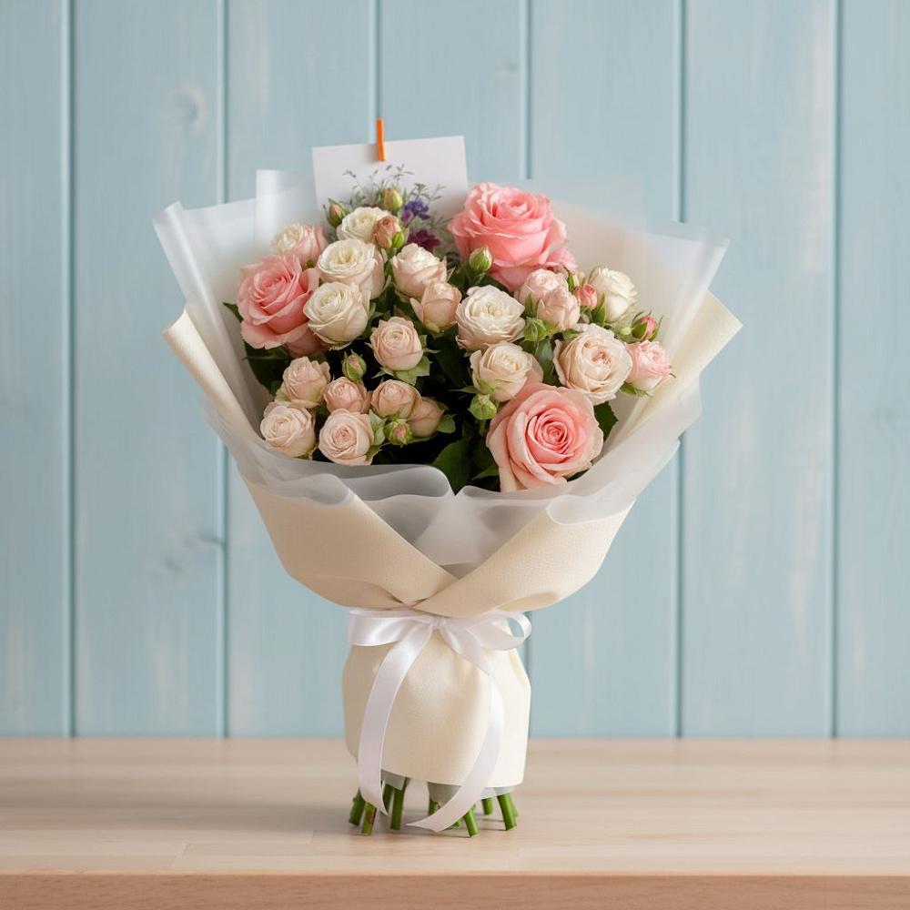 Букет цветов из: Розы в Лесогорском