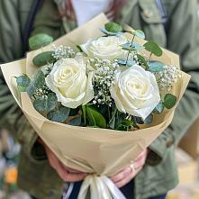 Букет цветов из:  Розы в Лесогорском