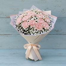 Букет цветов из:  Гвоздики в Лесогорском