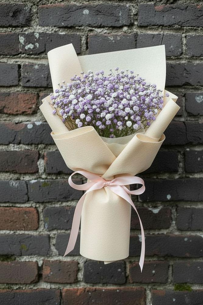 Букет цветов из: Гипсофила в Лесогорском