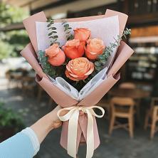 Букет цветов из:  Розы в Лесогорском