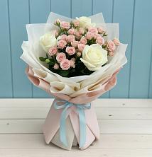 Букет цветов из:  Розы в Лесогорском