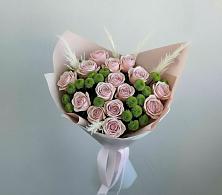 Букет цветов из:  Розы и Хризантемы в Лесогорском