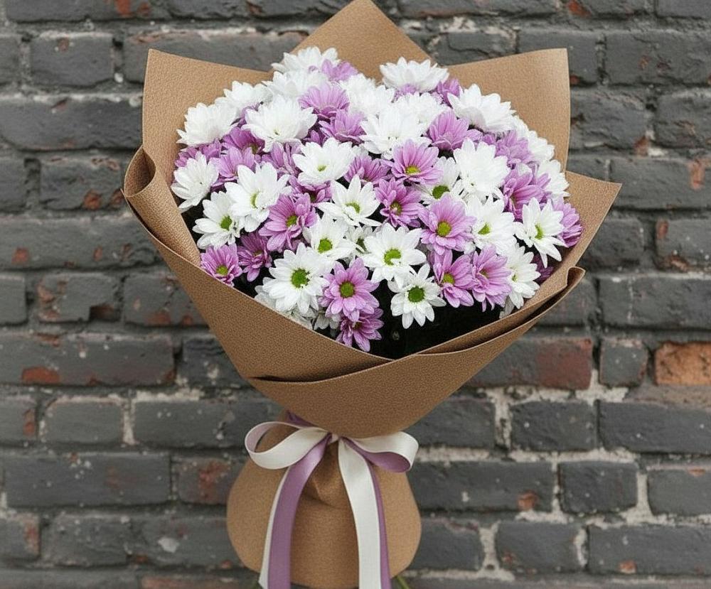 Букет цветов из: Хризантемы в Лесогорском