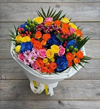 Букет цветов из:  Розы и Хризантемы #REPLACE_PRED# Лесогорском