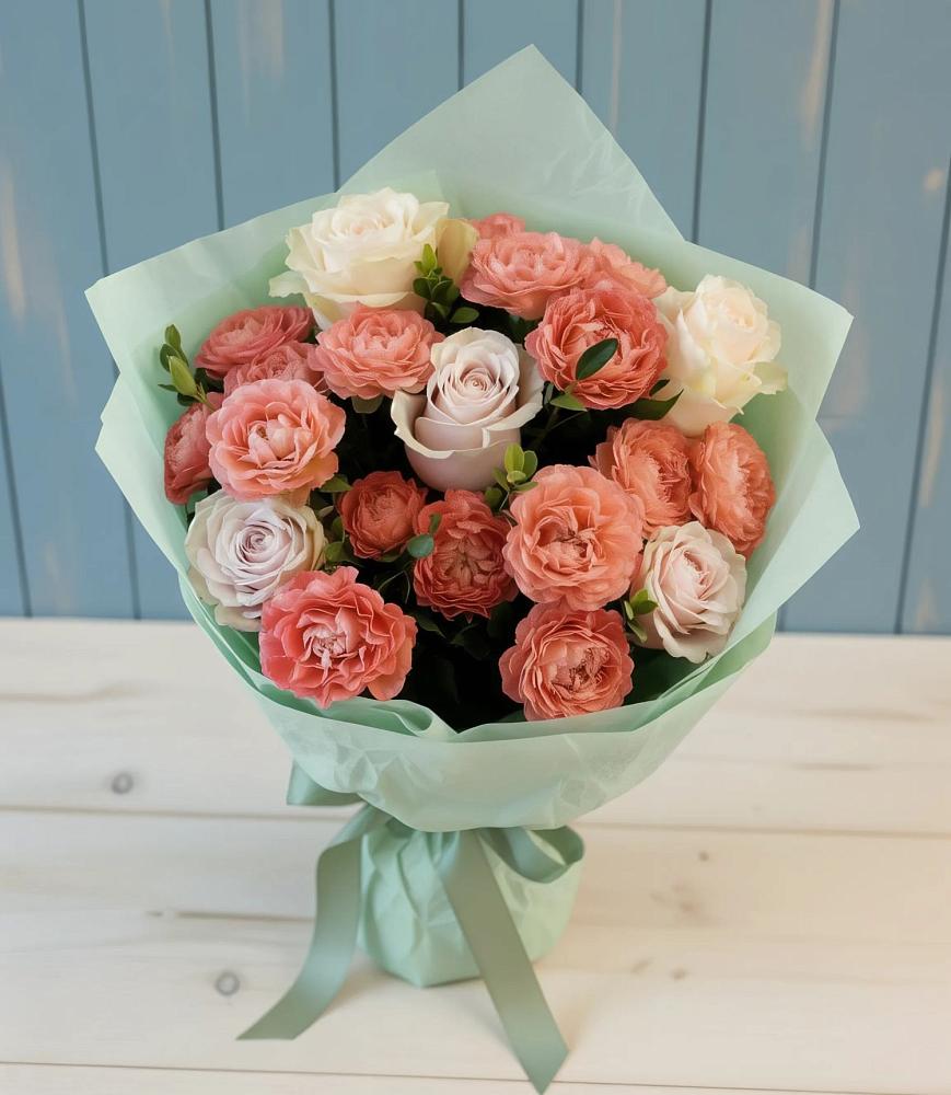 Букет цветов из: Розы в Лесогорском