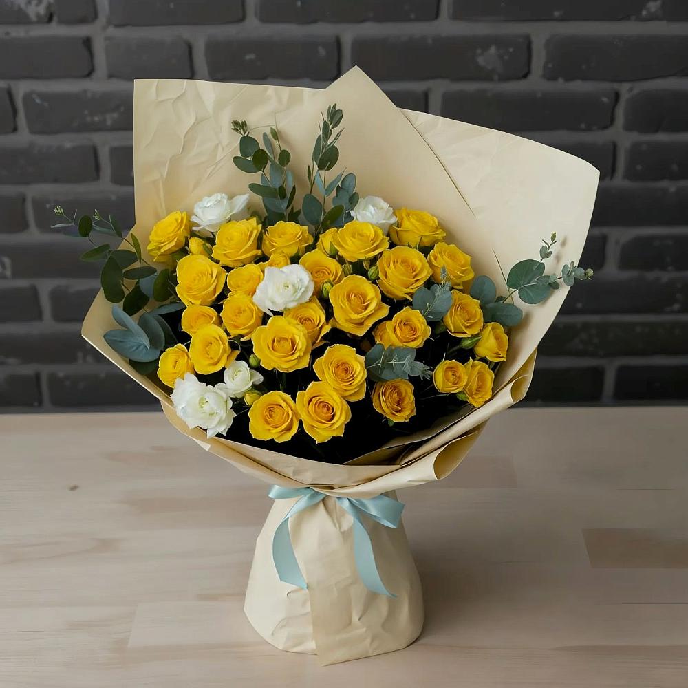 Букет цветов из: Розы в Лесогорском