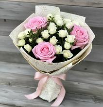 Букет цветов из:  Розы в Лесогорском
