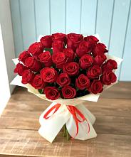 Букет 29 Красных роз в Лесогорском