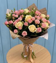 Букет цветов из:  Розы в Лесогорском