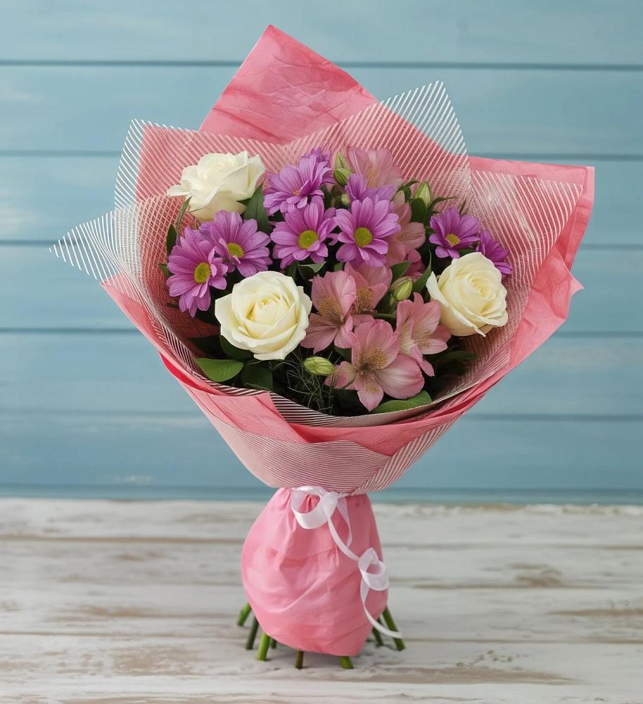 Букет цветов из: Герберы в Лесогорском