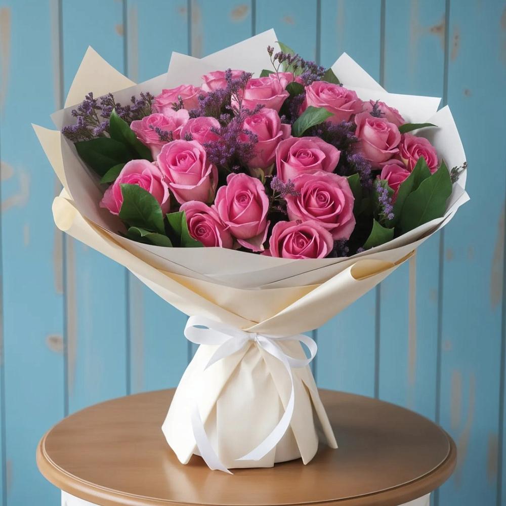 Букет цветов из: Розы в Лесогорском