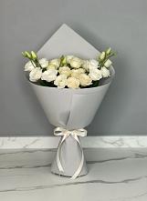 Букет цветов из:  Розы и Лизиантусы в Лесогорском